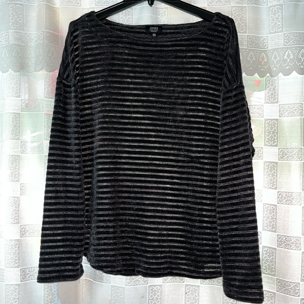 Jones New York Knitted Stripes Sweaters